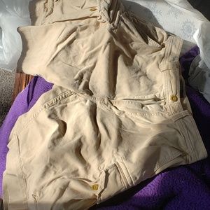 Polo khaki cargo shorts